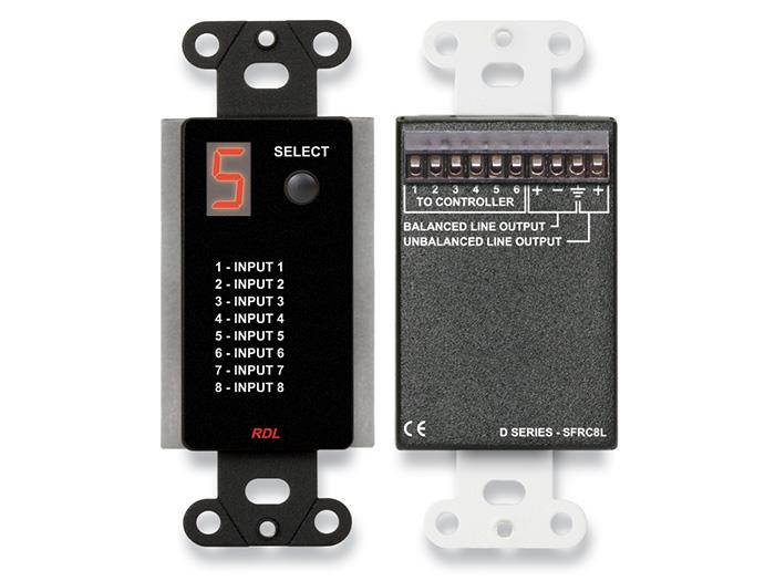 Audio Selector for SourceFlex Distributed Audio System/Black