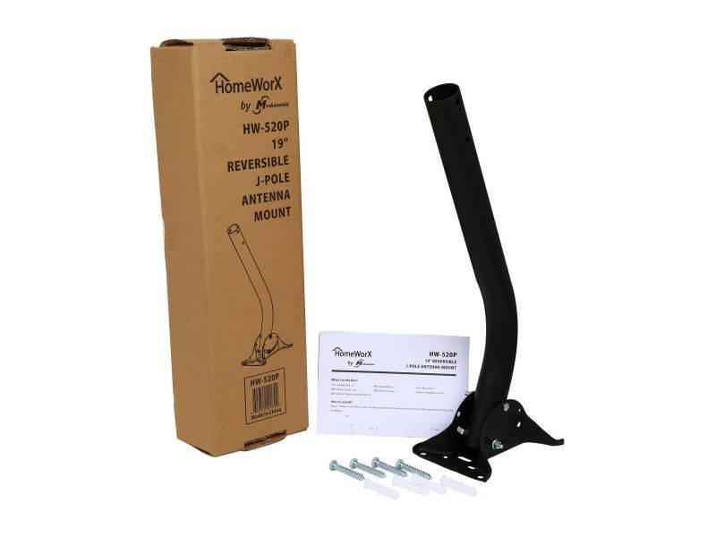 Mediasonic HomeWorX HW-520P Powder Coated 19" Antenna Pole