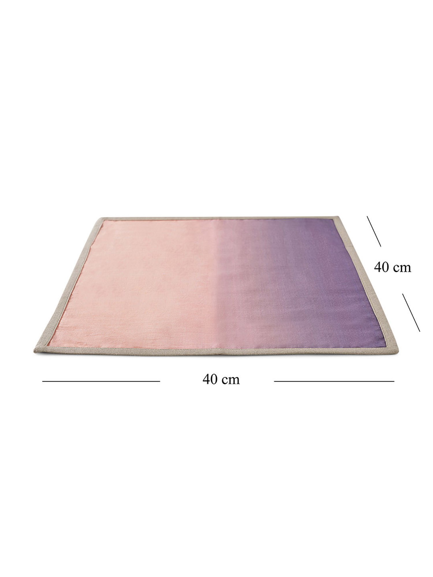 20" White Napkin with Red and Green Tassels Set of 4 pc White - SARO Lifestyle