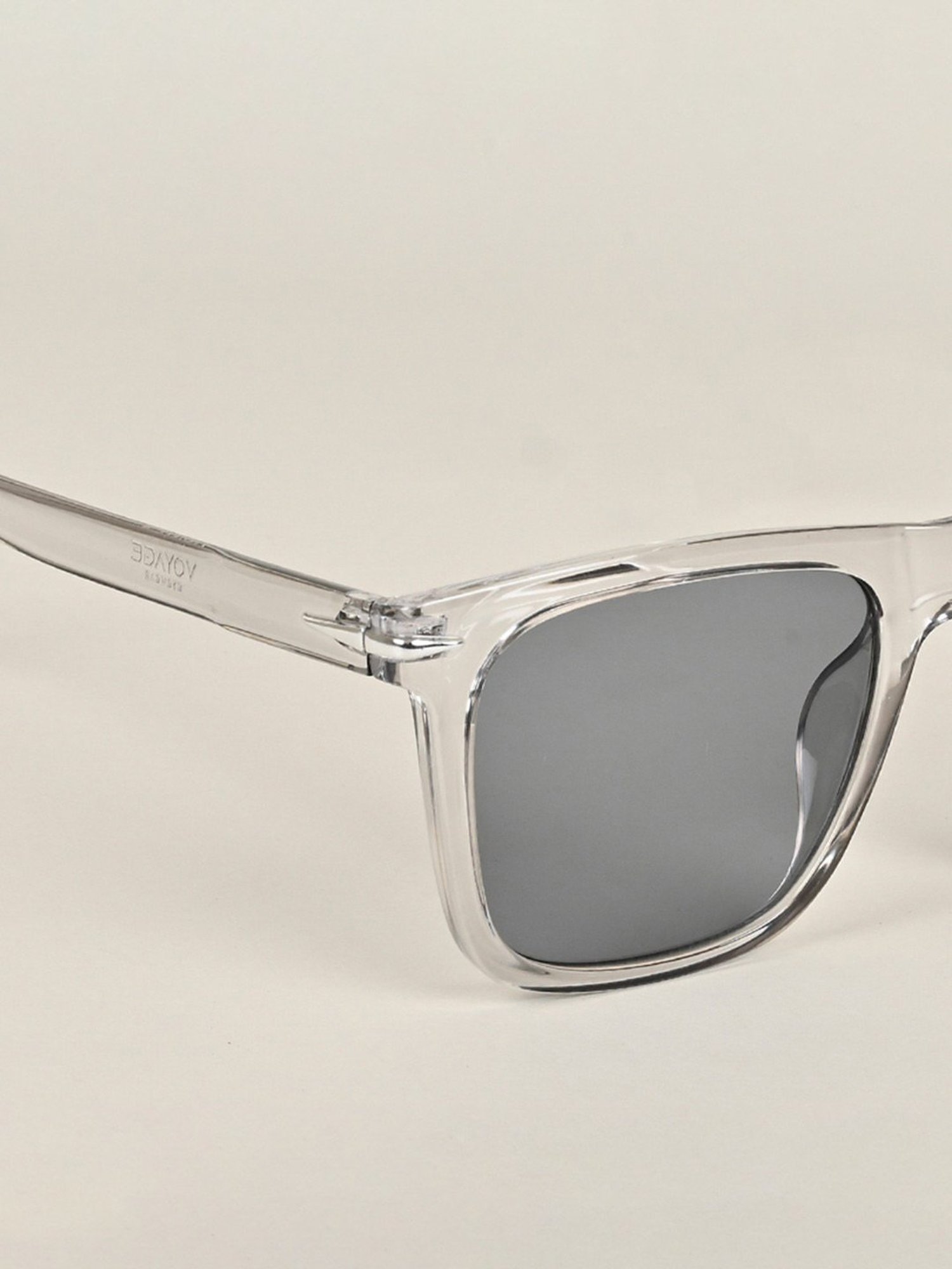 Voyage Grey Wayfarer UV Protection Unisex Sunglasses