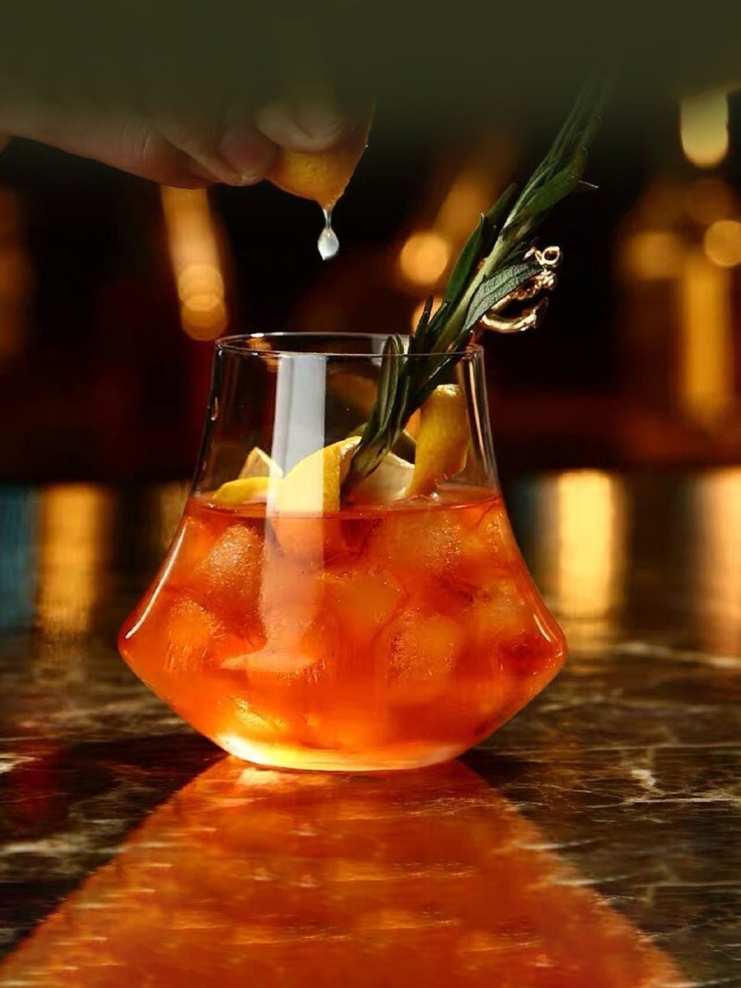 Melbify Shapey Girl Snifter Transparent Whiskey Glass 300ml - Set of 2