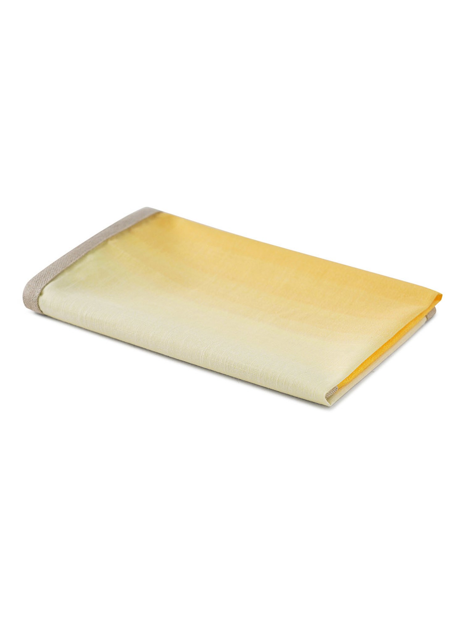 Pure Home and Living Yellow Cotton Solid Table Napkins