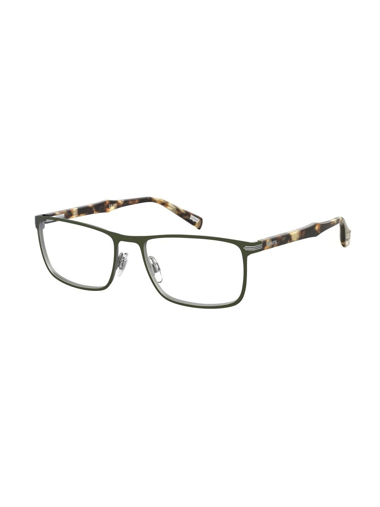 Levi's Green Rectangular Eye Frames for Men