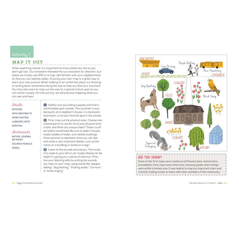 Exploring Nature Activity Book for Kids - by Kim Andrews (Paperback)