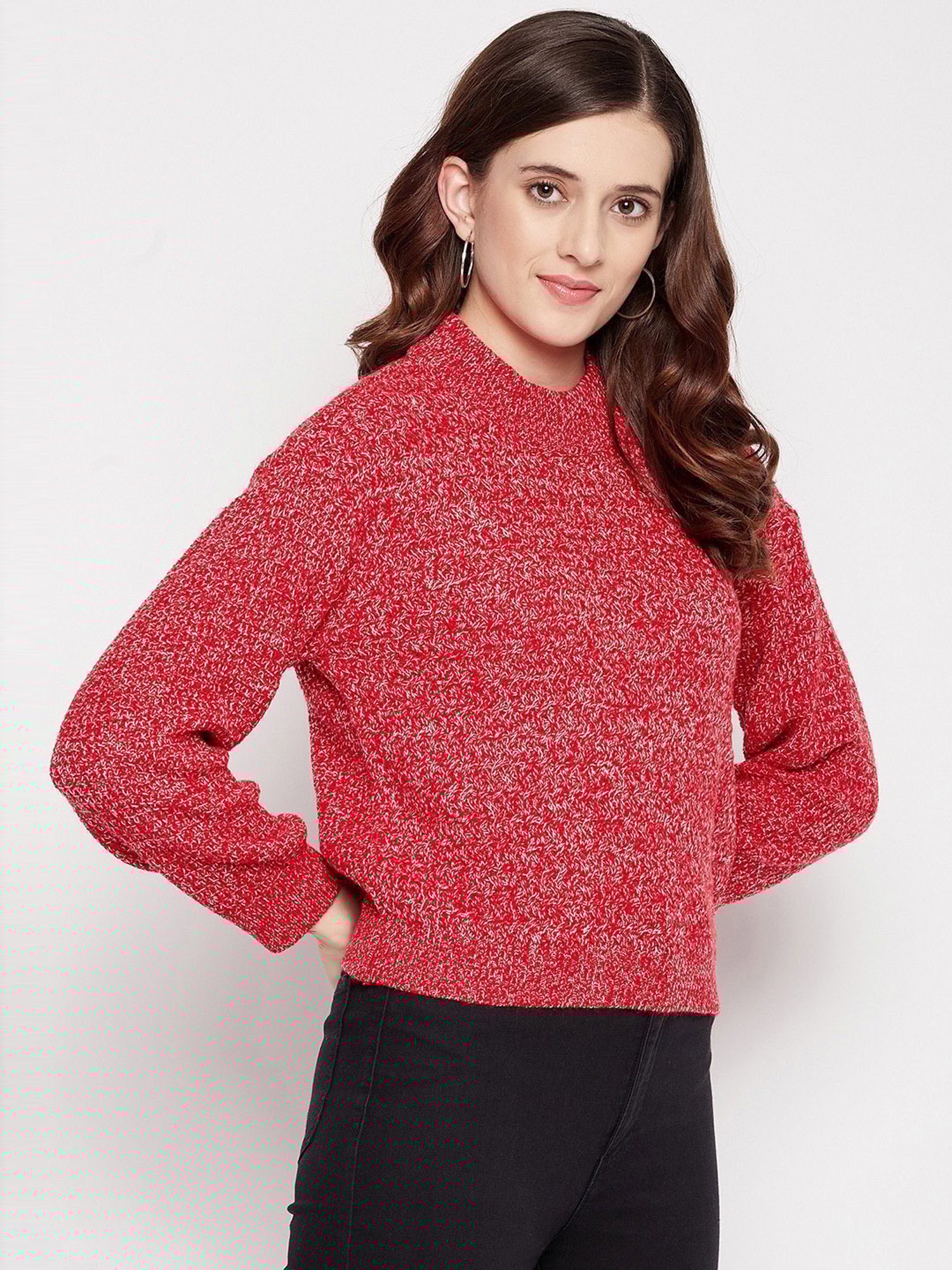 Duke Red Slim Fit Sweater