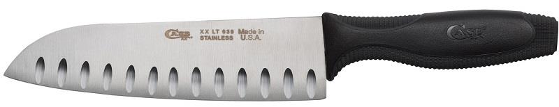 Case xx Household Cutlery Kitchen Lightweight Black Synthetic Santoku Knife Knives