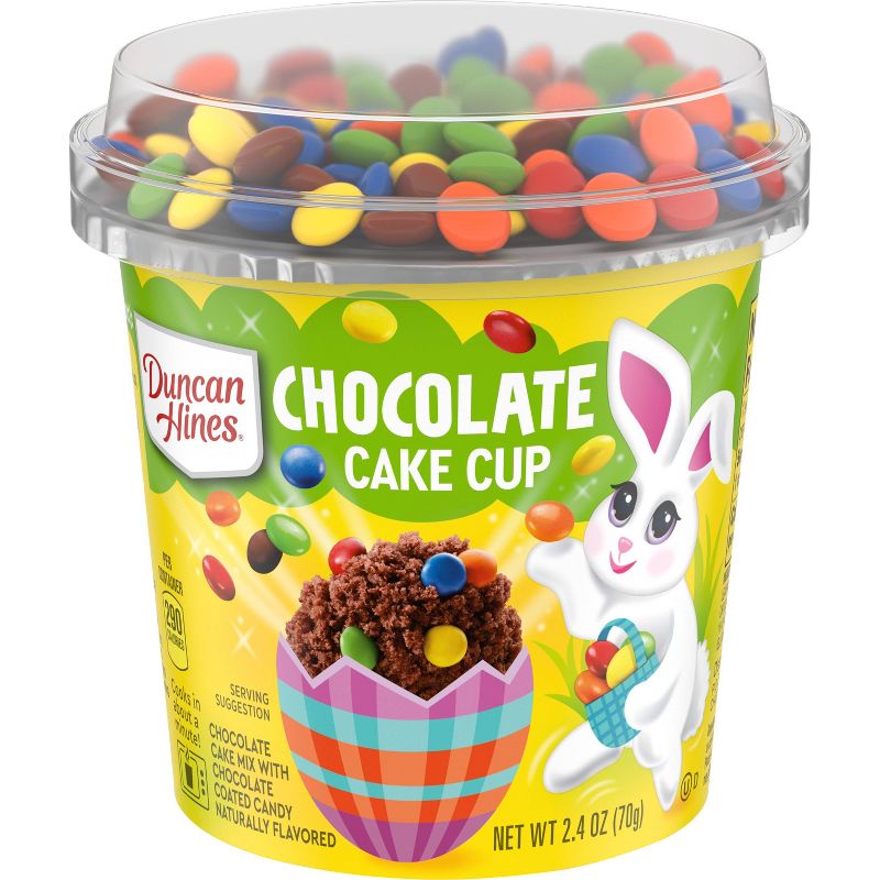 Duncan Hines Candy Cake Cup - Spring Bunny 12/2.4oz