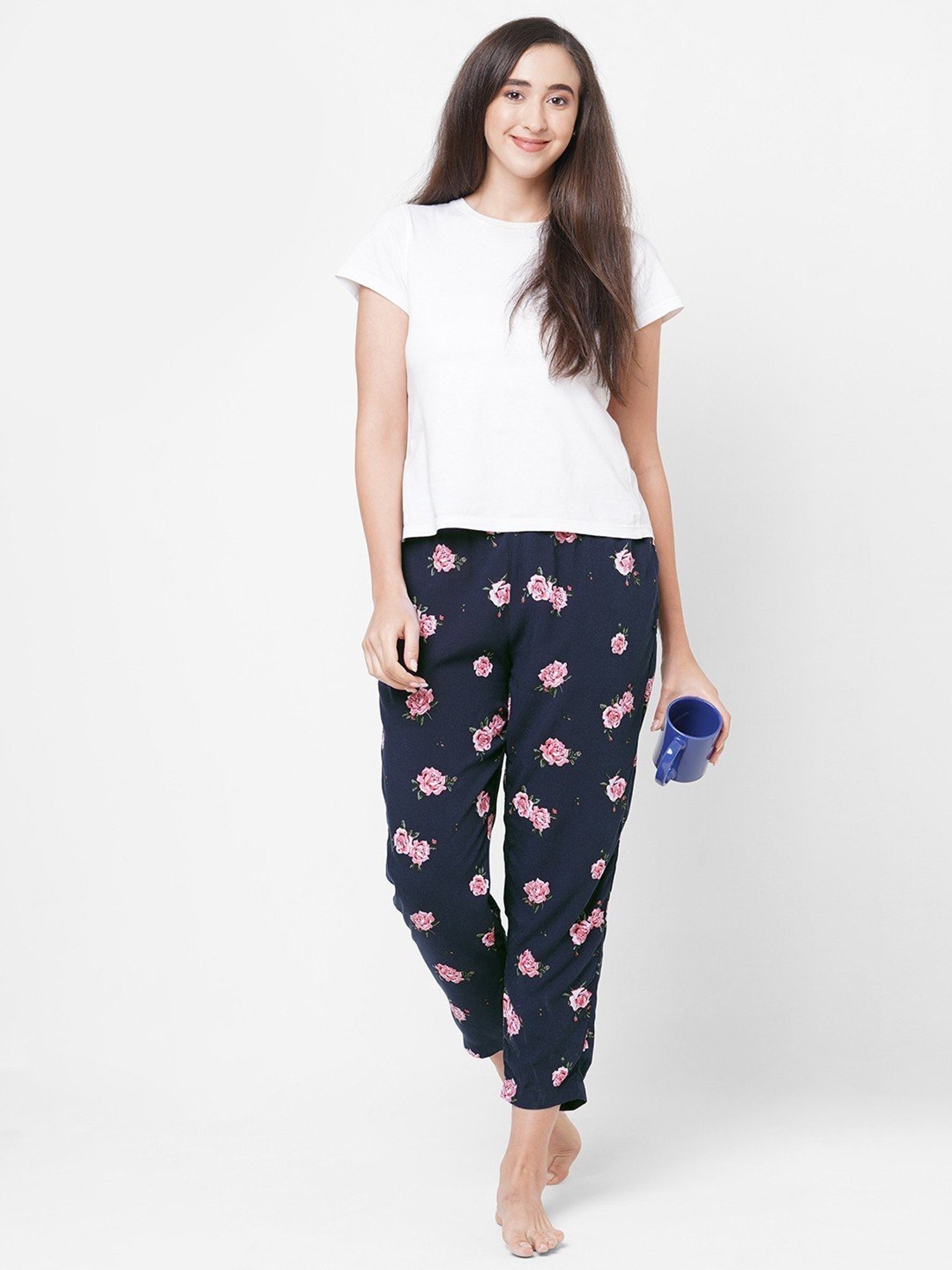 Urban Scottish Navy Printed Lounge Pants