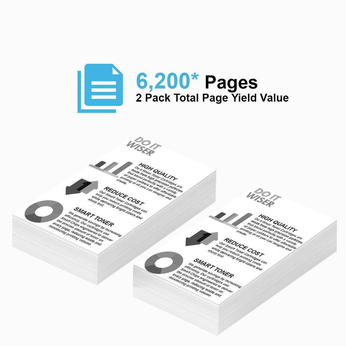 Compatible Toner Cartridge Replacement for HP 26A CF226A 26X CF226X Laserjet Pro M402n M402dn M426 M402d M402dw Laser Jet MFP M426fdw M426fdn M402 M426dw Printer Ink (Black, 2-Pack)