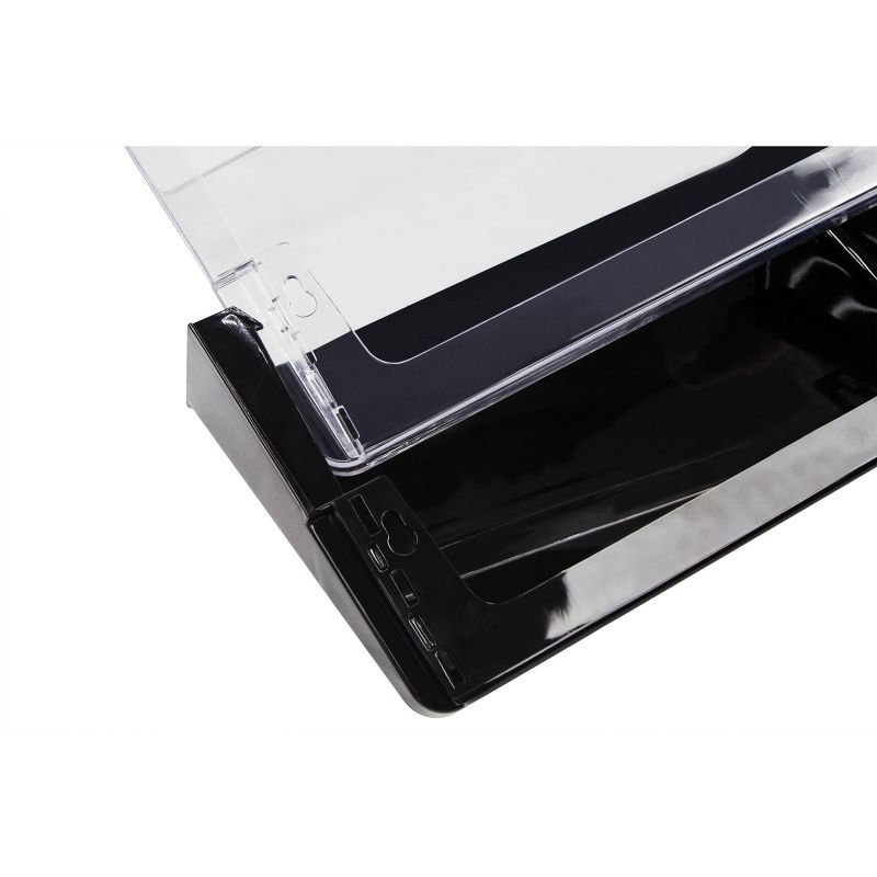 Storex 12pk Snap & Stack Wall File Pockets - Black