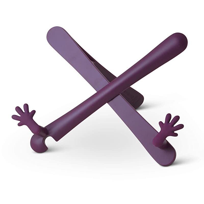 The Hands Stand Hands Free Reading Tablet amp Book Holder Aubergine