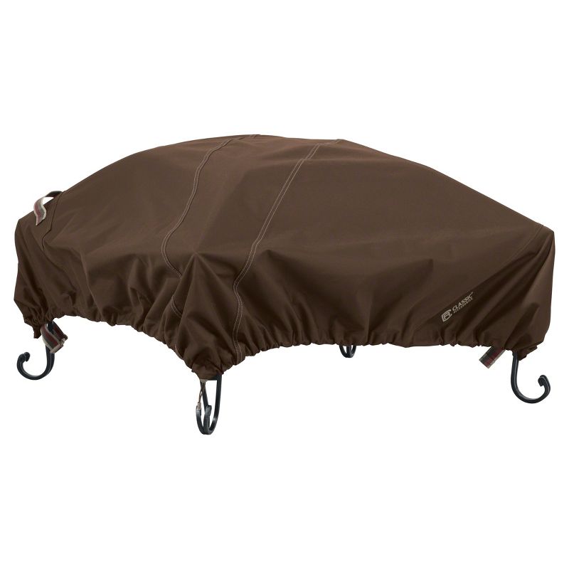 Madrona 40" Square Fire Pit Cover - Dark Cocoa - Classic Accessories