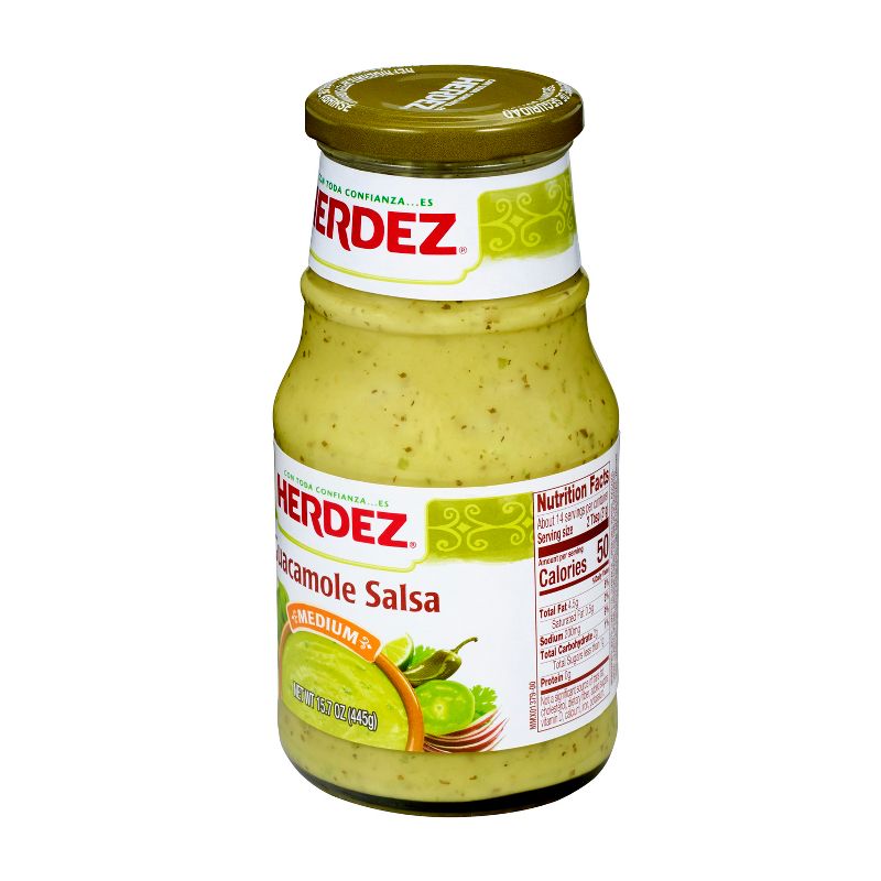 Herdez Guacamole Salsa Medium 15.7oz