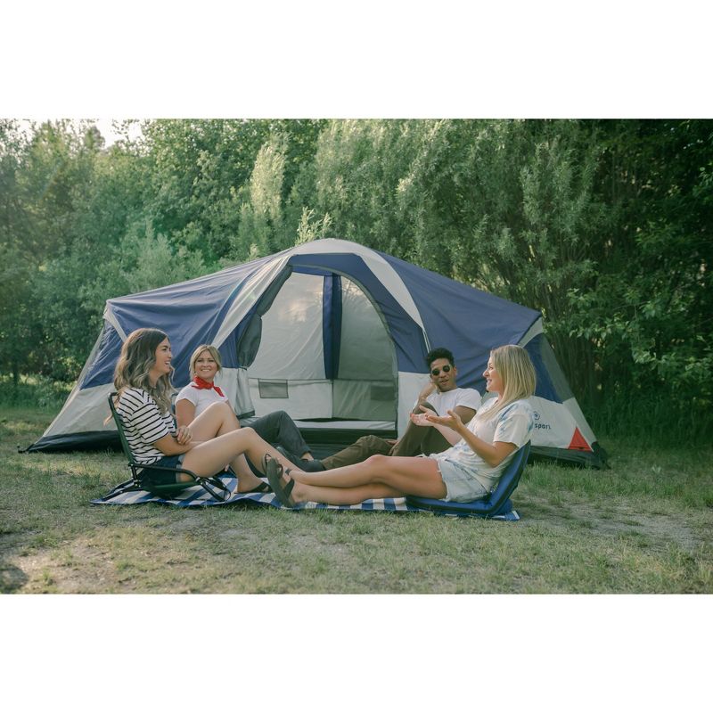 Stansport Go Anywhere Multi Fold Padded Chair 200 LBS Weight Capaciity - Blue