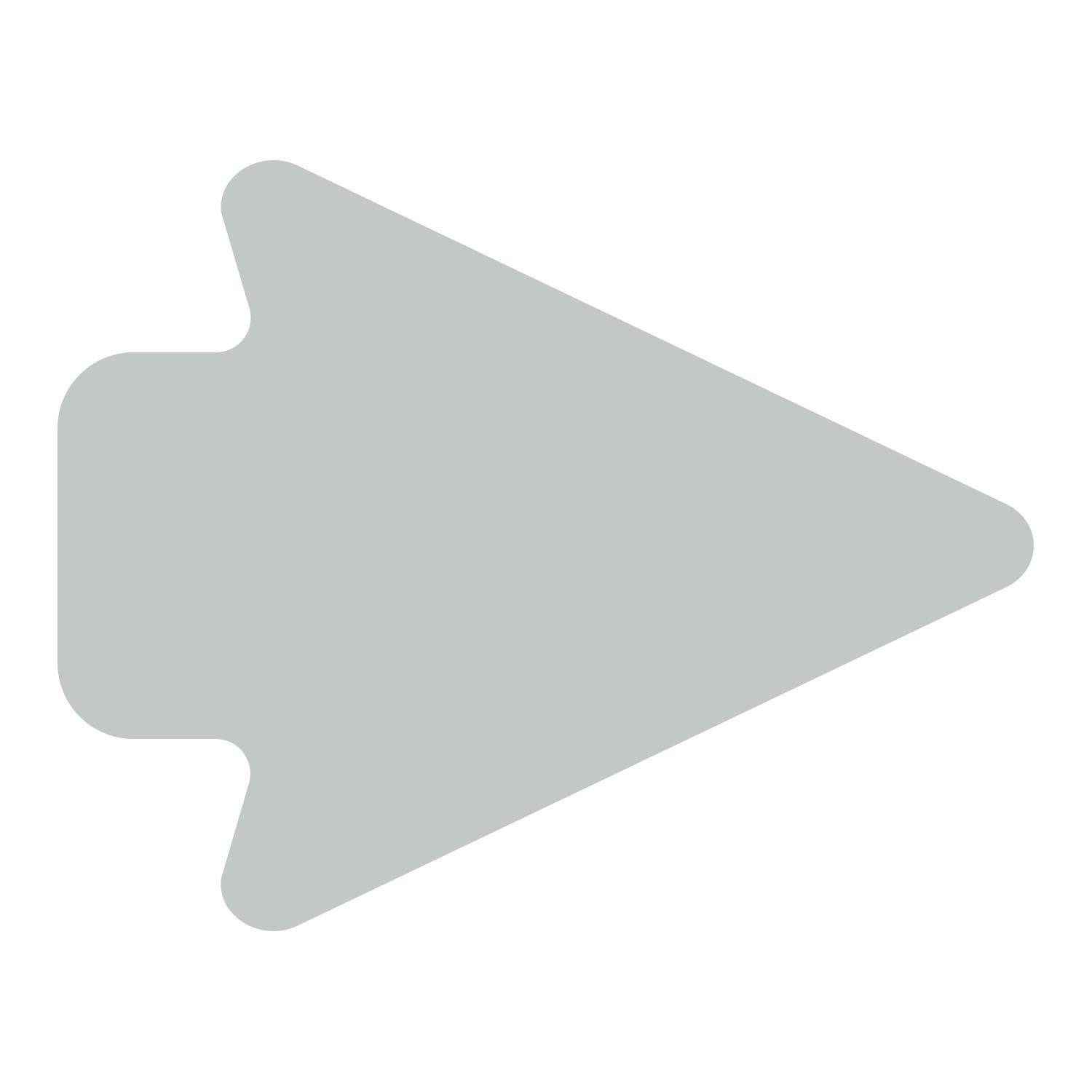 LiteMark 5 Inch Green Arrowhead Decals - Pack of 12