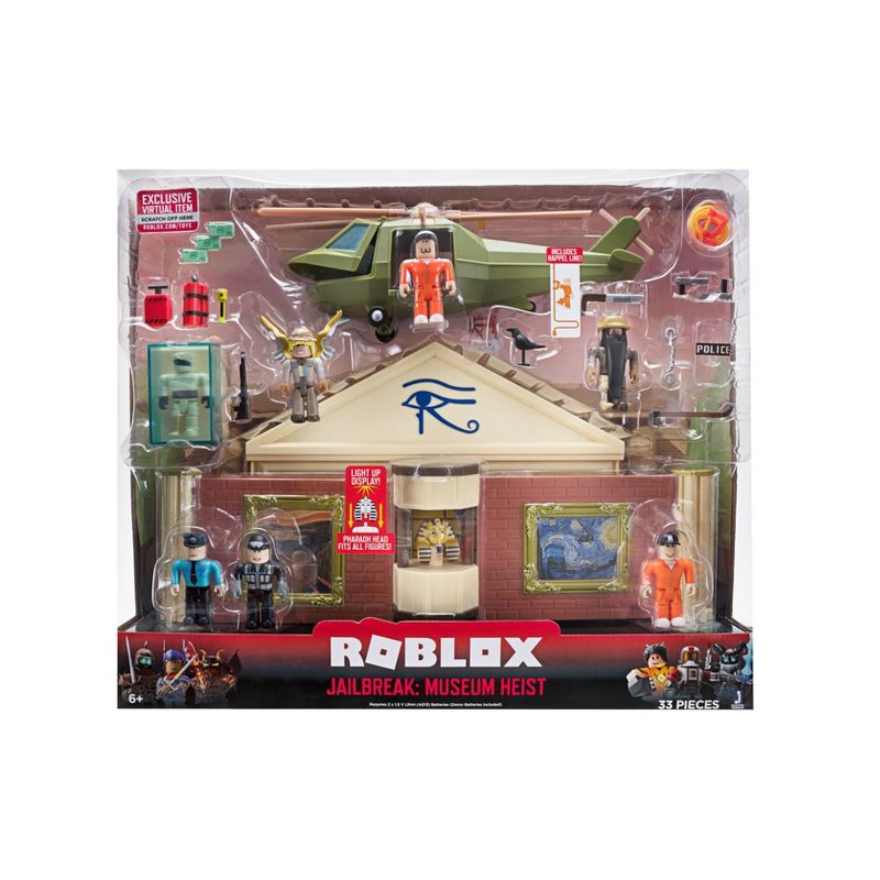 Roblox Action Collection - Jailbreak: Museum Heist Deluxe Playset (Includes Exclusive Virtual Item)
