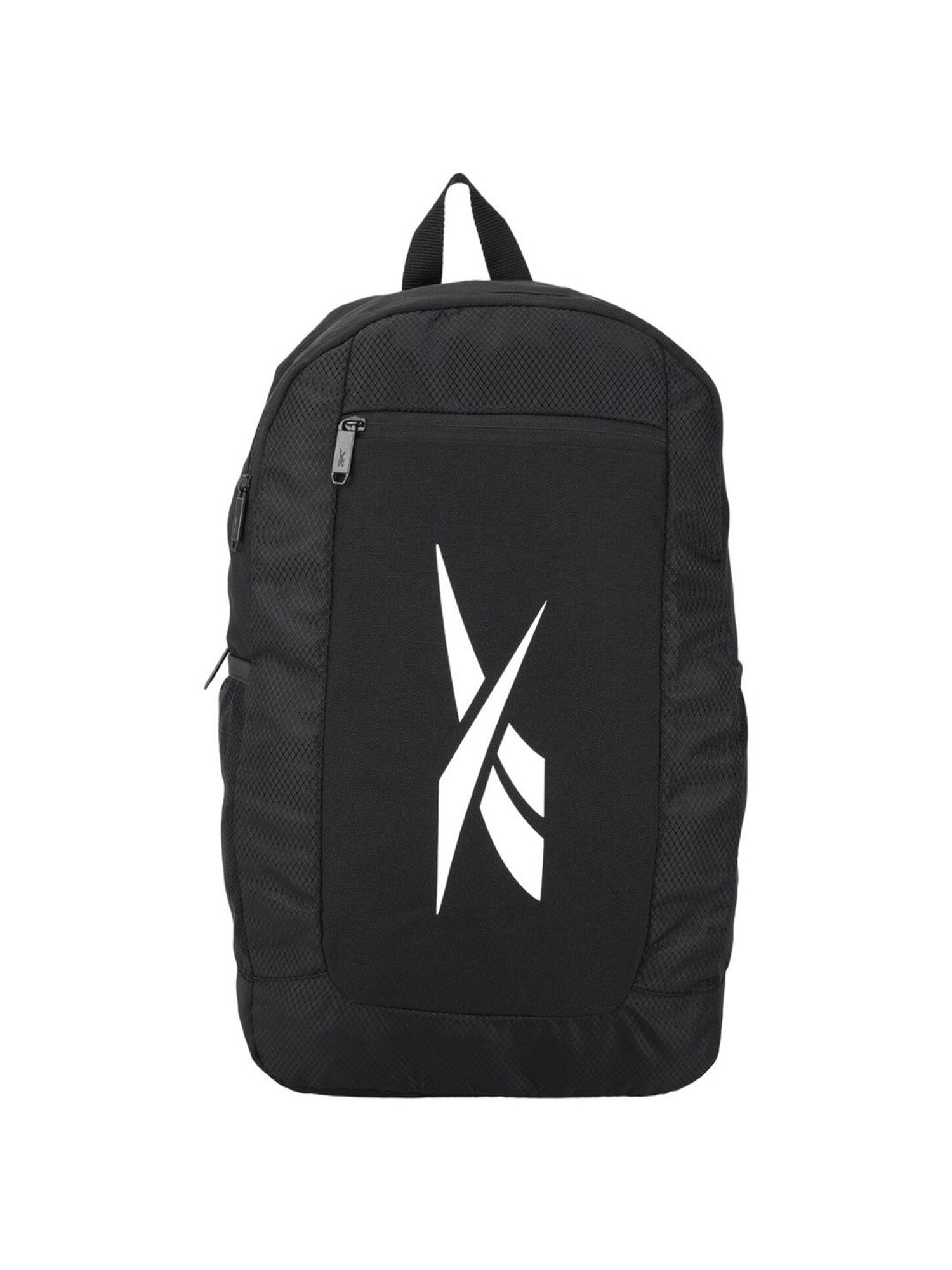 Reebok Black Polyester Solid Backpack