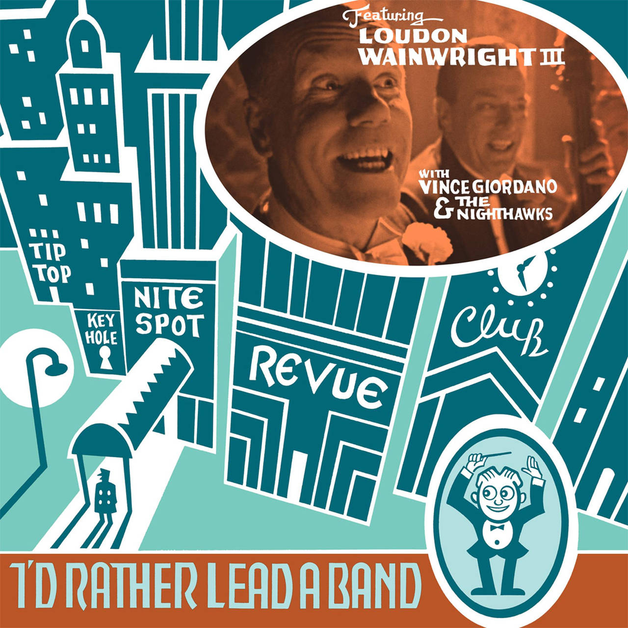 Loudon Wainwright III I'd Rather Lead A Band LP (Vinyl)