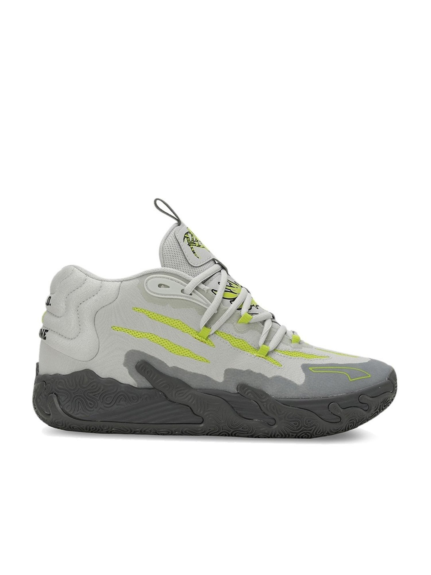 Puma Men's MB.03 Hills Feather Grey Basketball Shoes