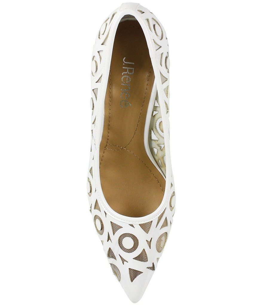 J. Renee Jameena Patent Laser Cut Pumps