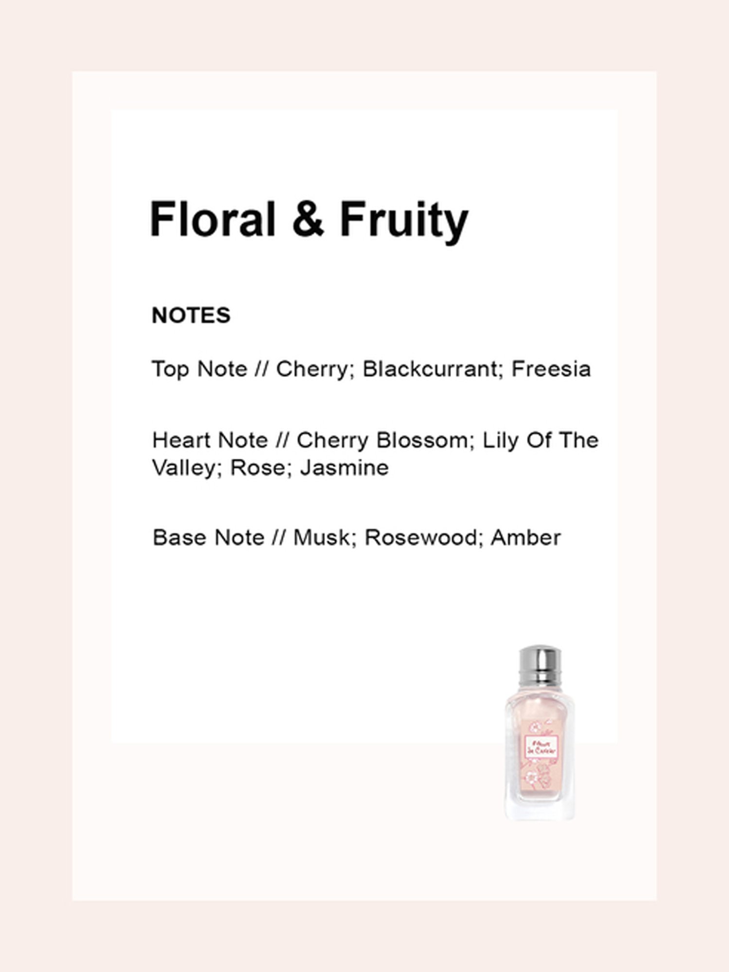 L'Occitane Cherry Blossom Eau De Toilette Mini - 7ml