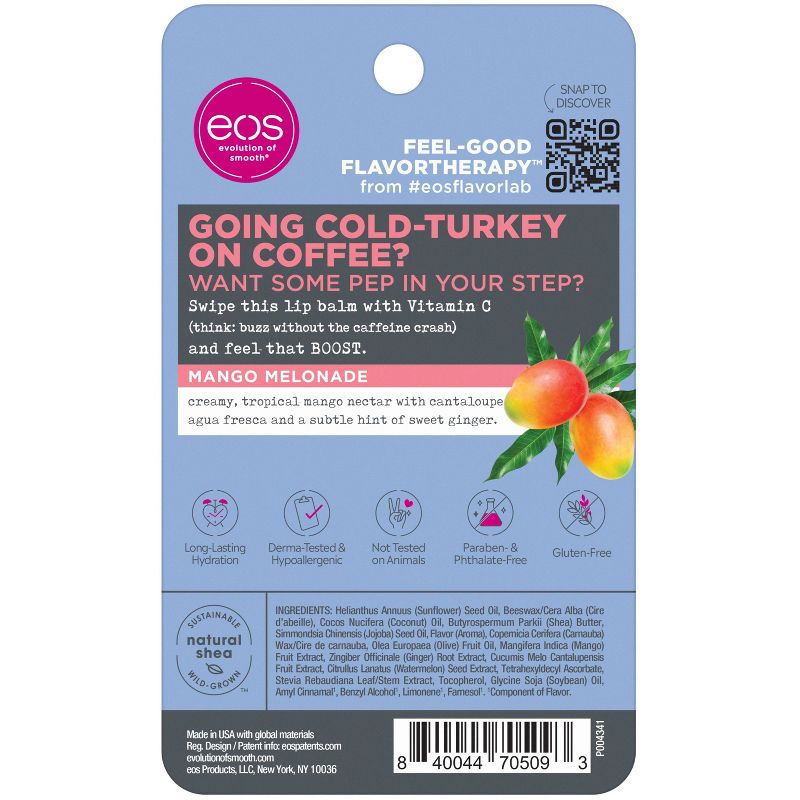 eos flavorlab Lip Balm Stick - Boost - Mango Melonade - 2pk/0.28oz