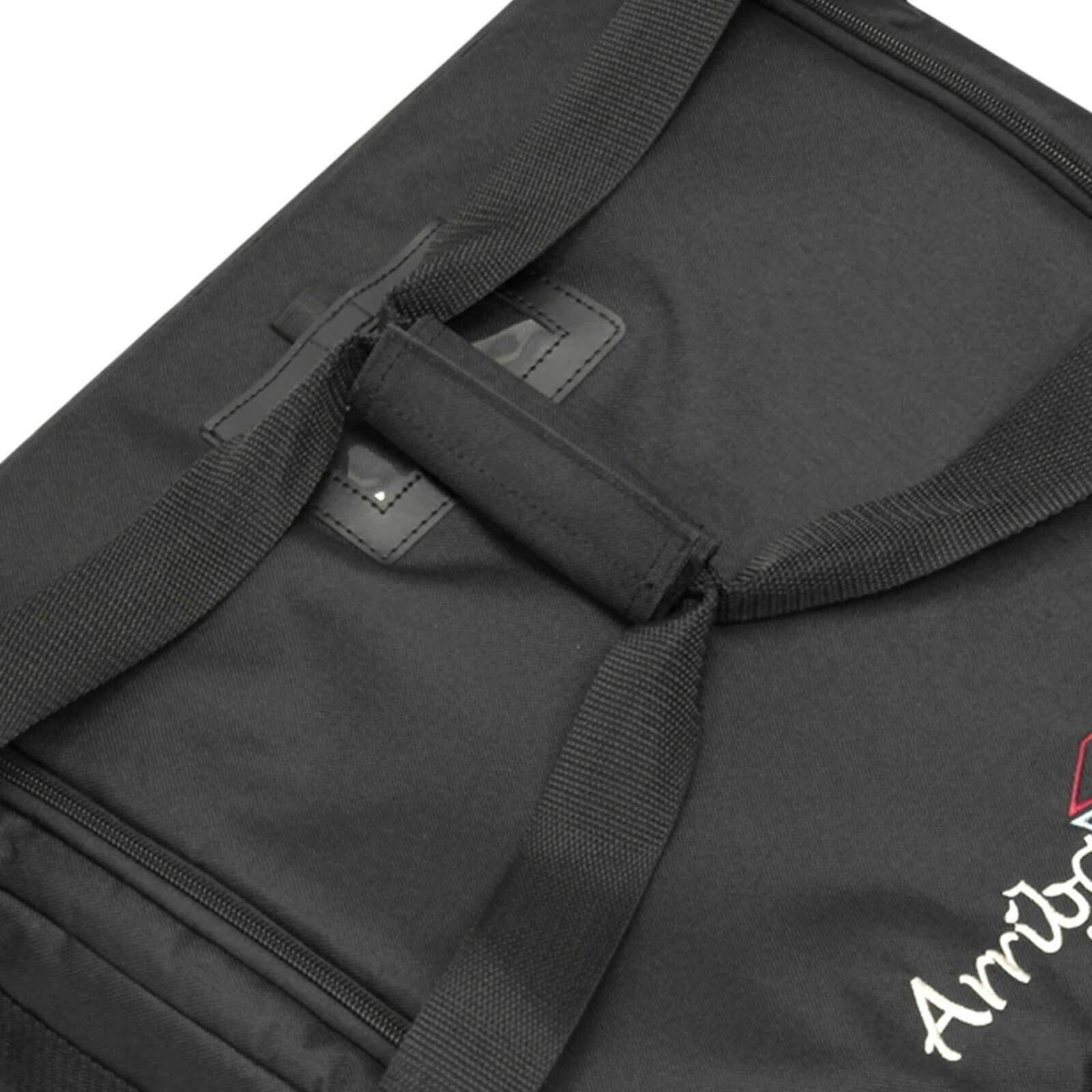 Arriba AC-417 DJ Band Padded Lighting Dual LED Bar Gear Travel Bag Case 17.5x13