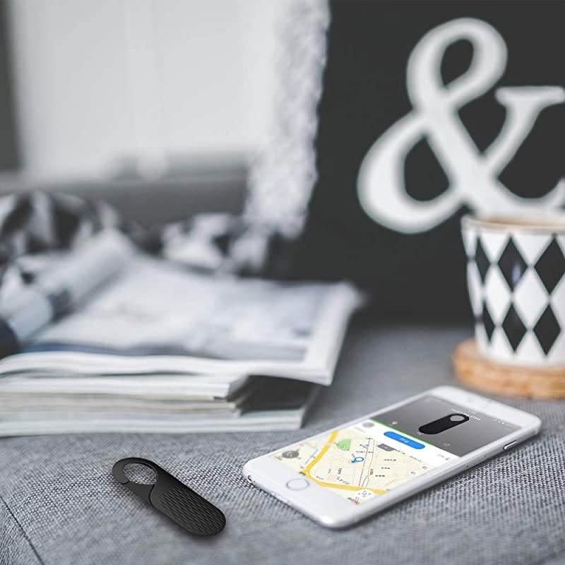 Key Finder Locator Phone Finder Item Locator Key Locator Bluetooth Smart Tracker for KeyPhoneWalletsPurseLuggageBackpackLaptopCameraUmbrella with APP Control Black ST04 Black