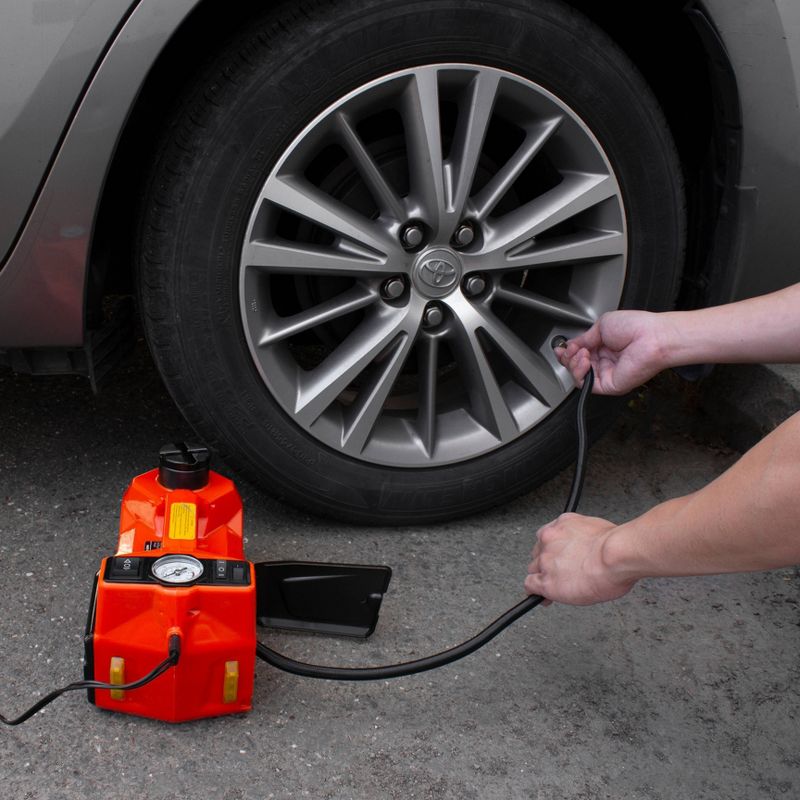 Wagan 3 in 1 Electric Jack Impact Wrench and Air Compressor Kit