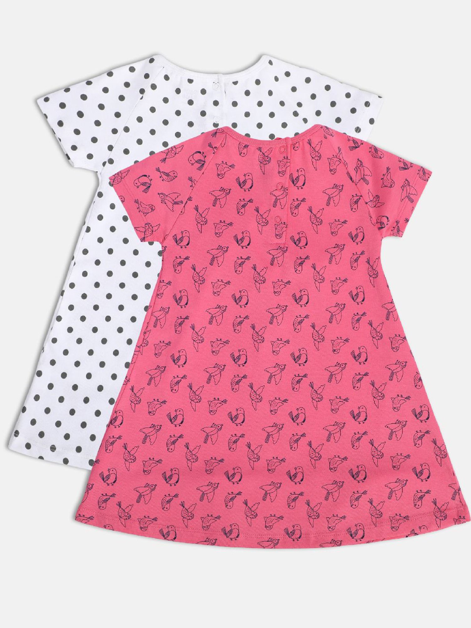 Nauti Nati Kids Blue Embroidered Dress