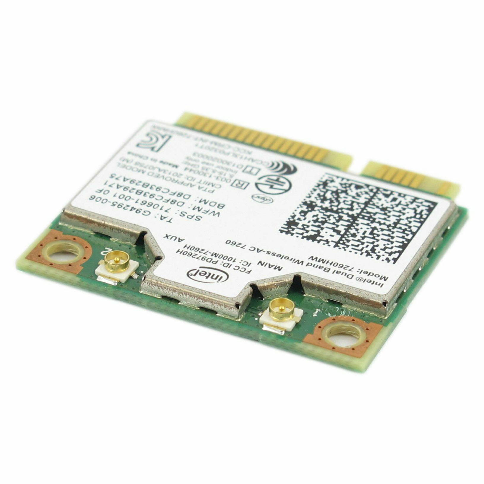 Dual Band Wireless Intel 7260HMW 867M BT4.0 802.11ac Mini PCI-E Wifi Card
