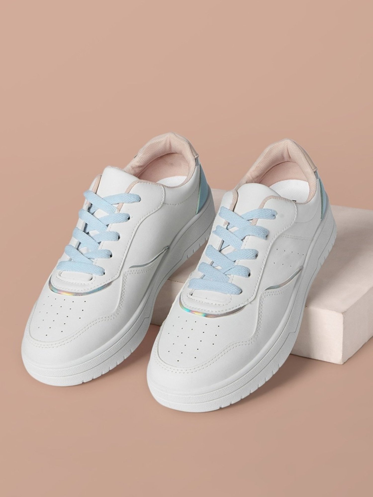 Forever Glam by Pantaloons Women's White Sneakers