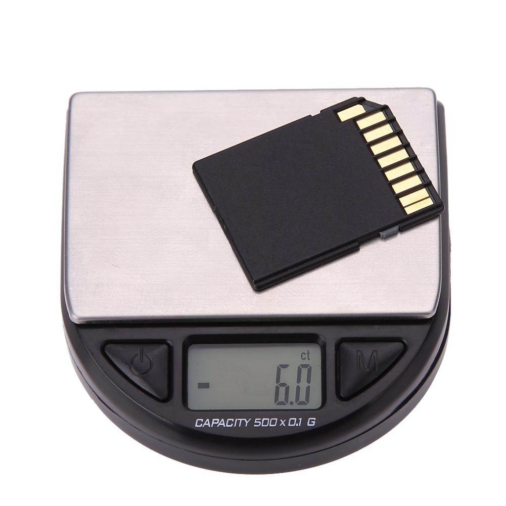 2 In 1 Creative USB Optical Mouse Electronic Scale 500G/0.01G Mini Electronic Scale Jewelry Weigh Scale Backlight Mouse