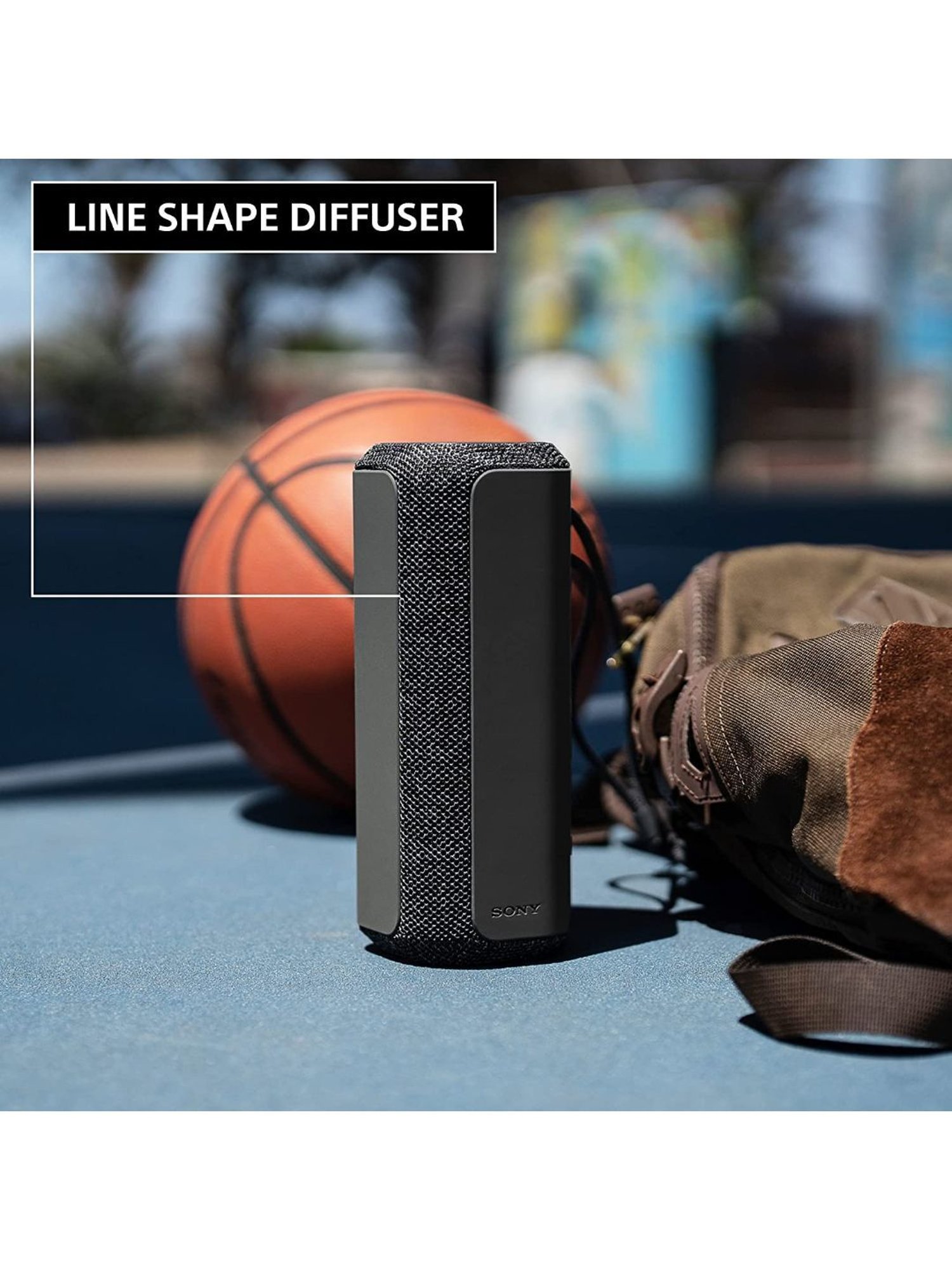 Sony SRS-XE200 X-Series Wireless Ultra Portable-Bluetooth-Speaker with 16Hrs Battery Life (Blue)