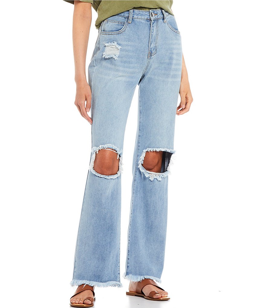GB Distressed Boyfriend Jeans