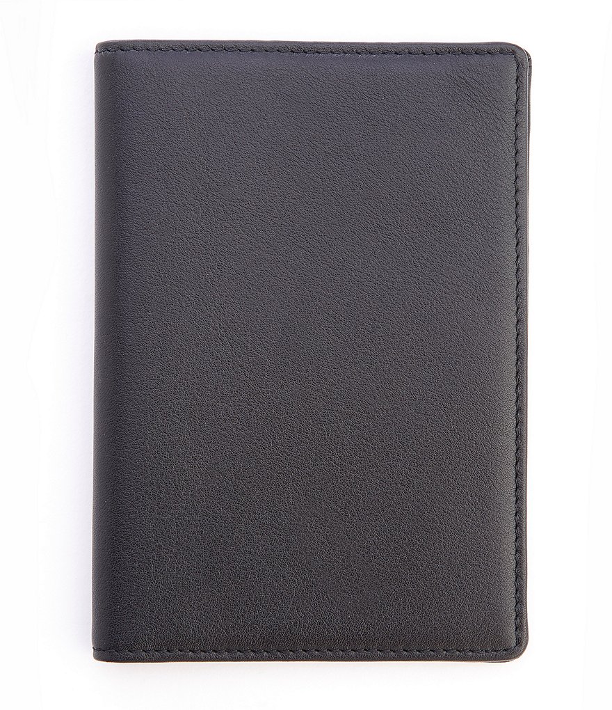 ROYCE New York Leather Plain Passport Jacket