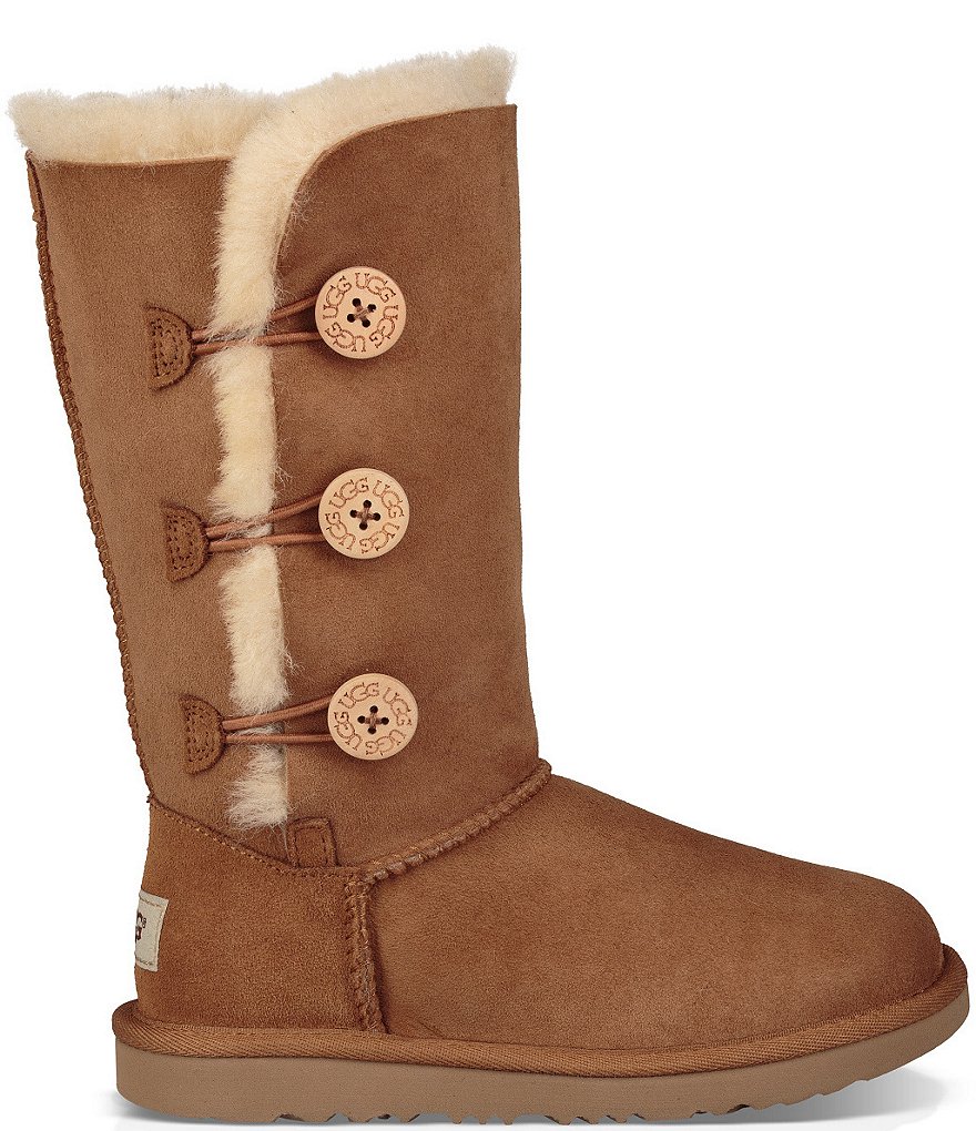 UGG&reg; Girls' Bailey Button Triplet II Boots (Youth)