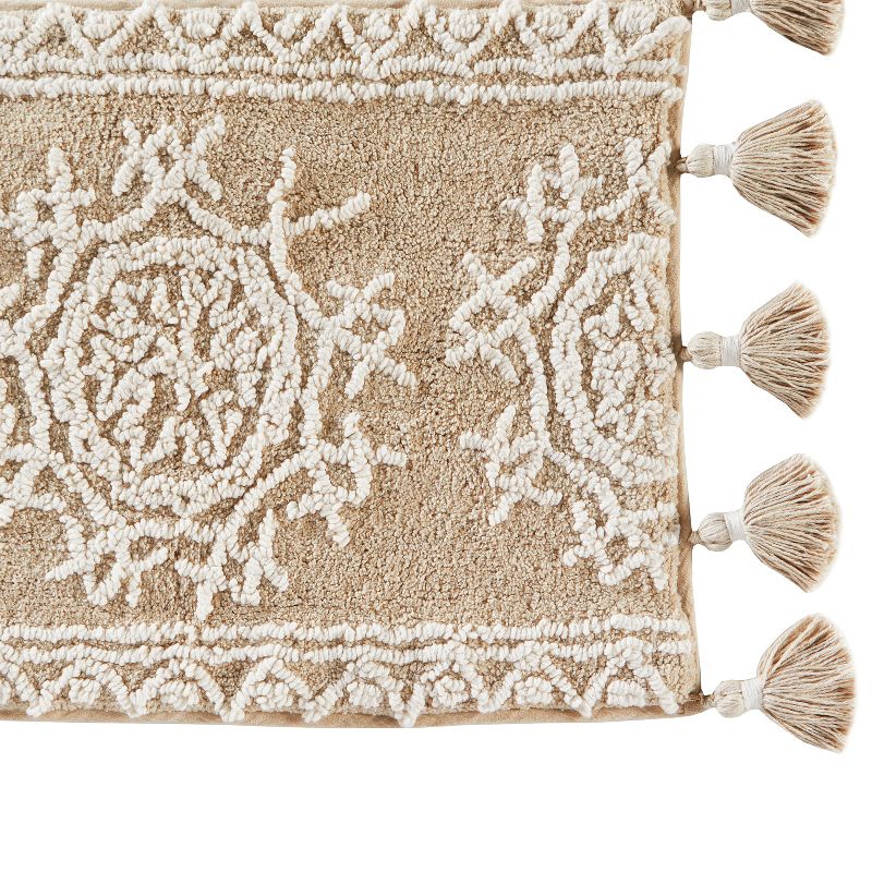17" x 24" Medallia Bath Rug Natural - Saturday Knight Ltd.