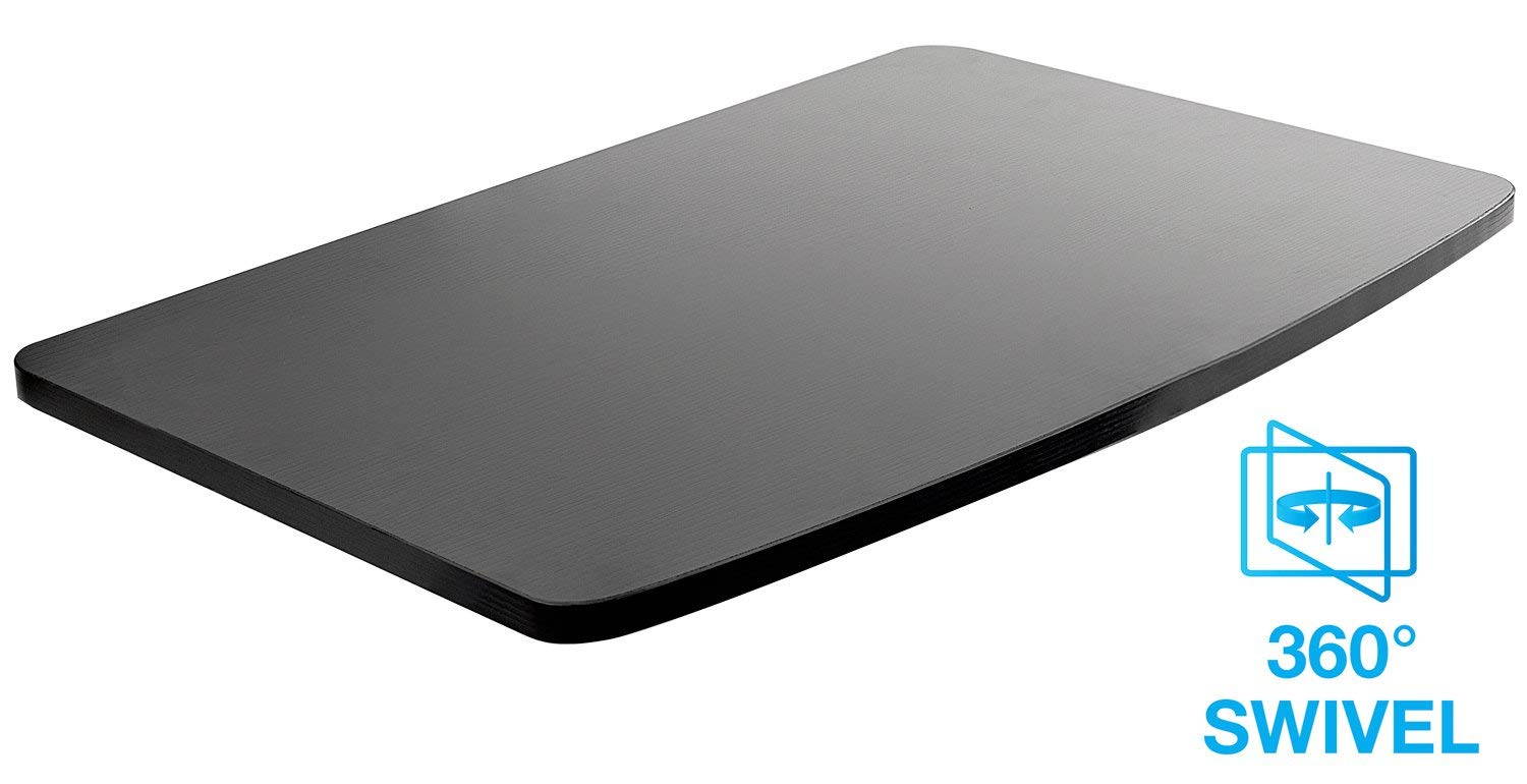 Mount-It! TV Turntable Stand Rotating Swivel TV Base | Fits 32-50 Inch TVs