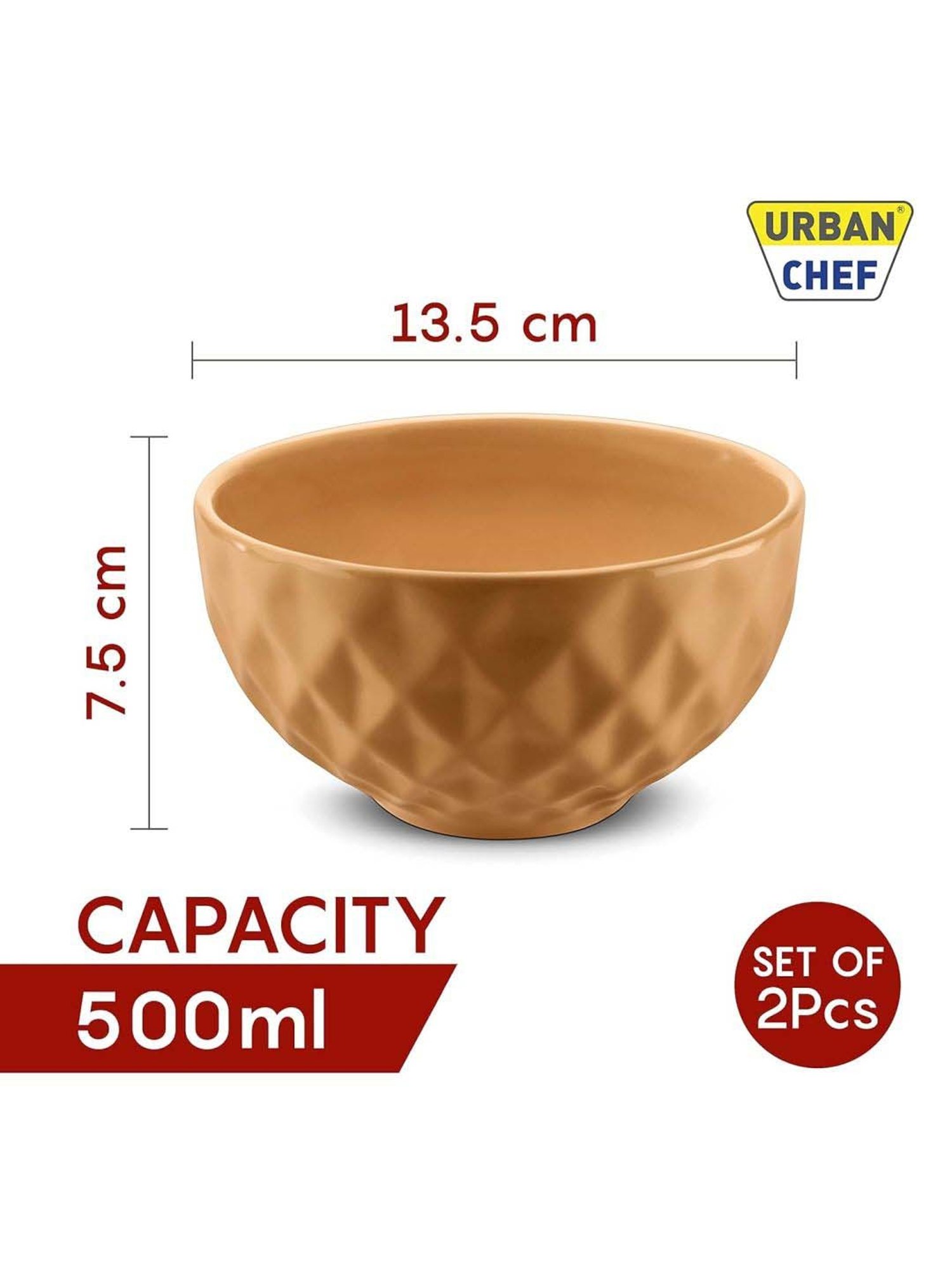 BlackCarrot Black & White Ceramic Dip Bowls Set of 2