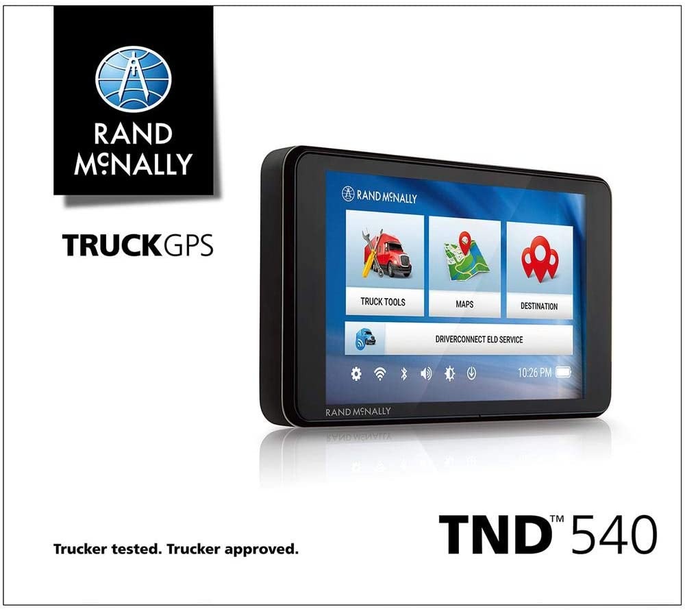 Rand Mcnally TND540 GPS Vehicle Navigation System With Lifetime Maps, 5" Widescreen Display and Preloaded maps of US & Canada
