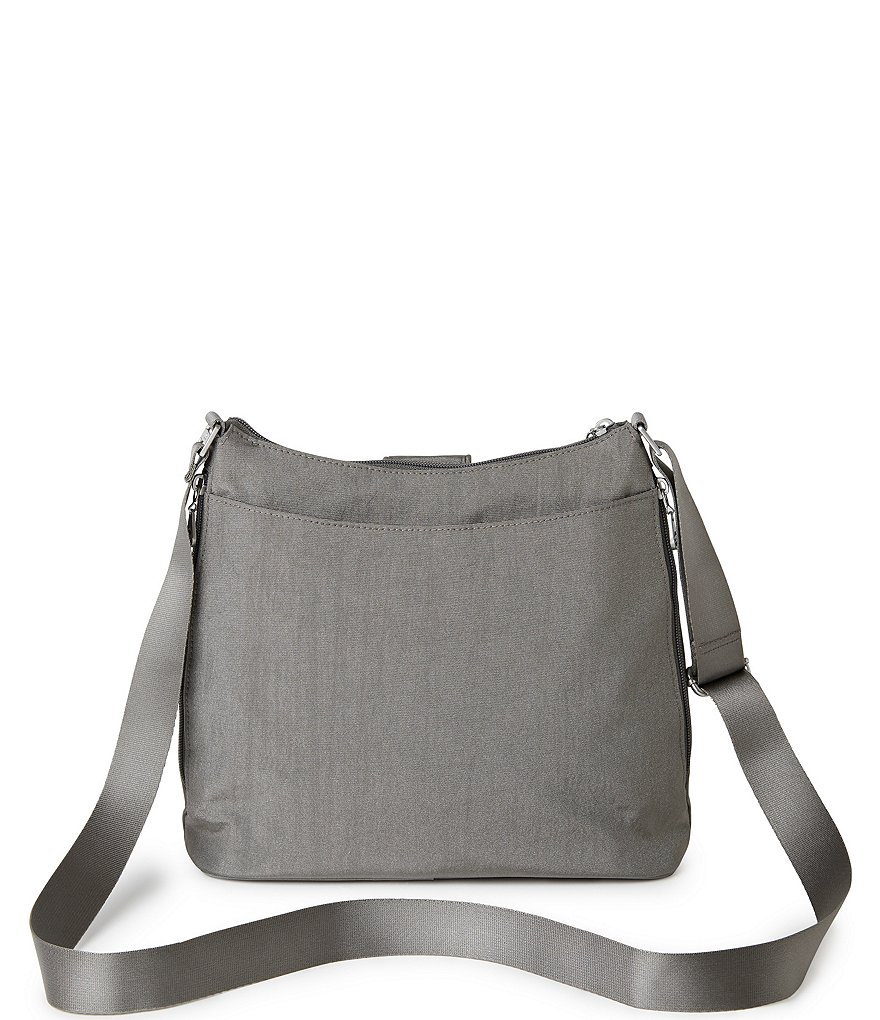 Baggallini International Collection Sorrento Metallic RFID Hobo Bag