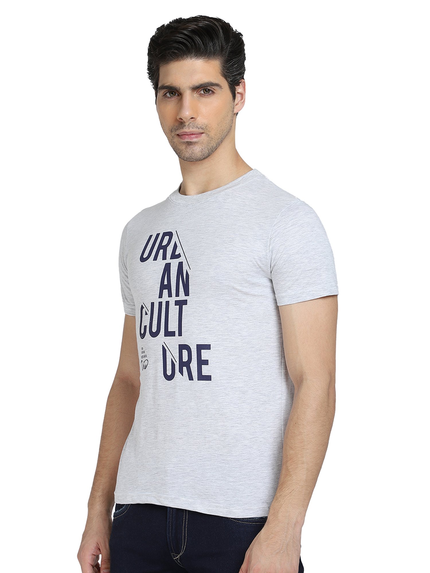 Dyca Light Grey Crew T-Shirt