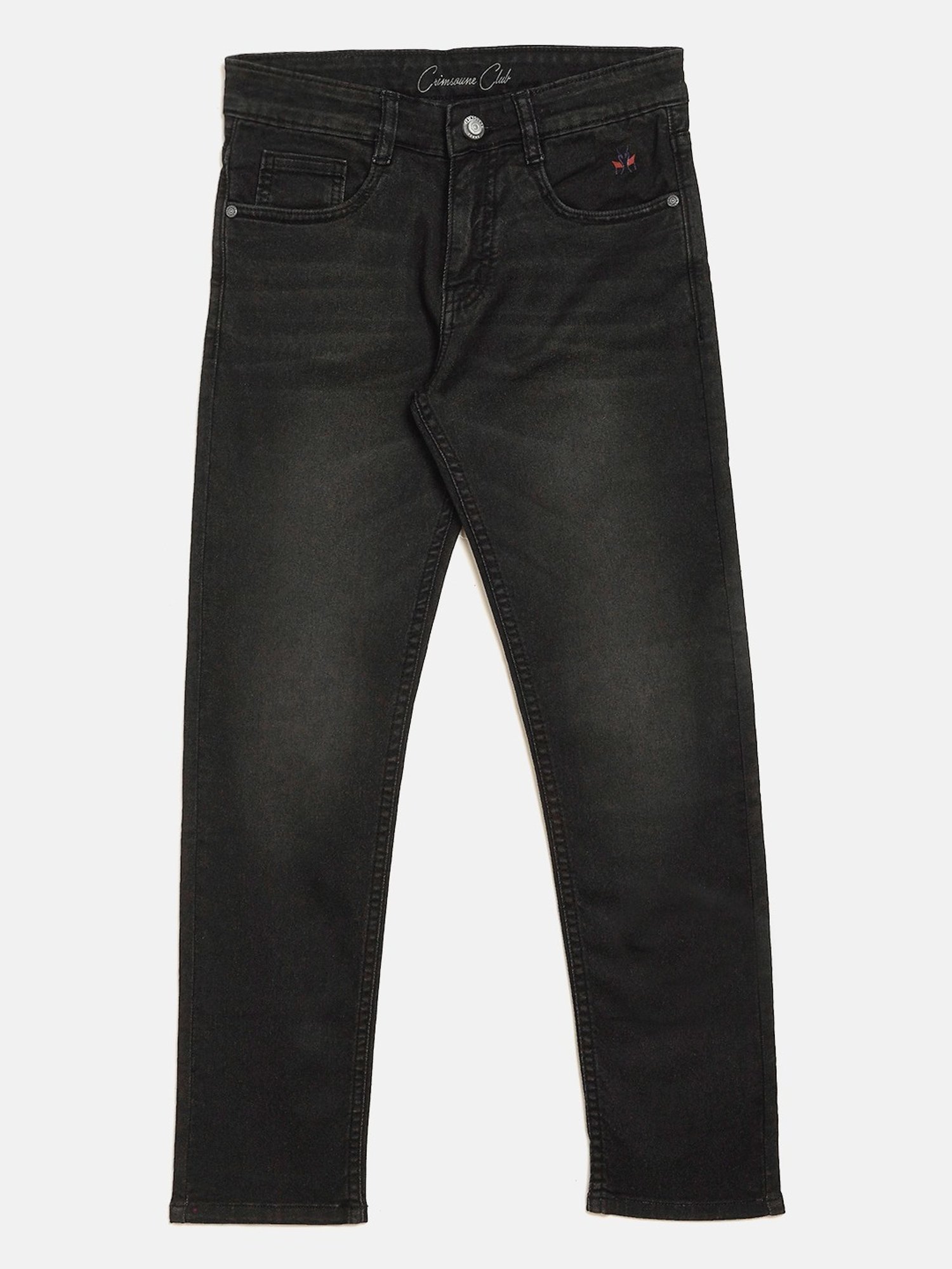 Crimsoune ClubBoys Coal Black Cotton Jeans
