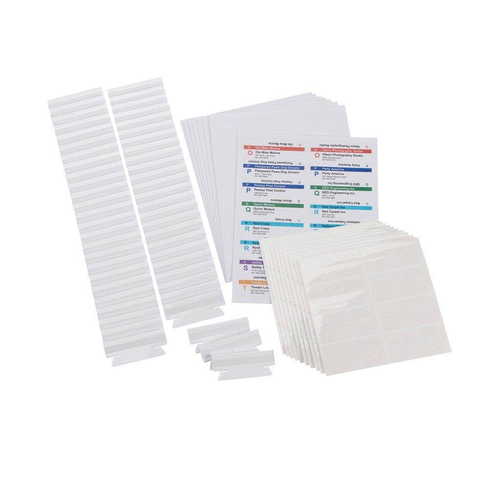 Smead 64910 Viewables Hanging Folder Tabs and Labels, Refill, 3 1/2 Inch, Assorted (Pack of 100)