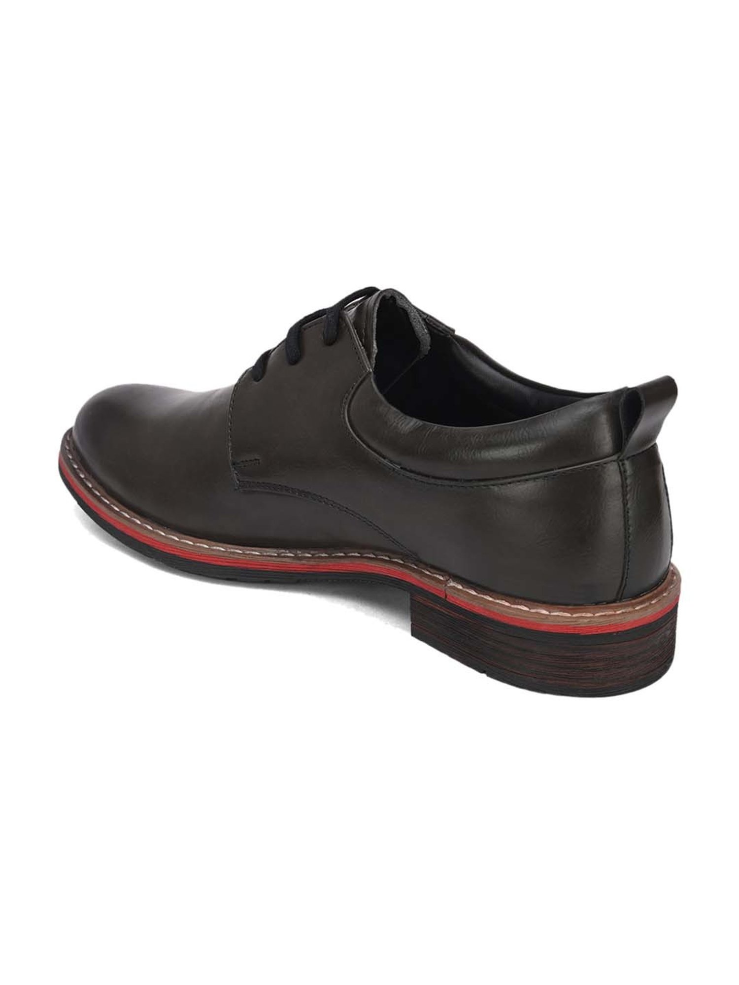 Hydes N Hues Men's Black Derby Shoes