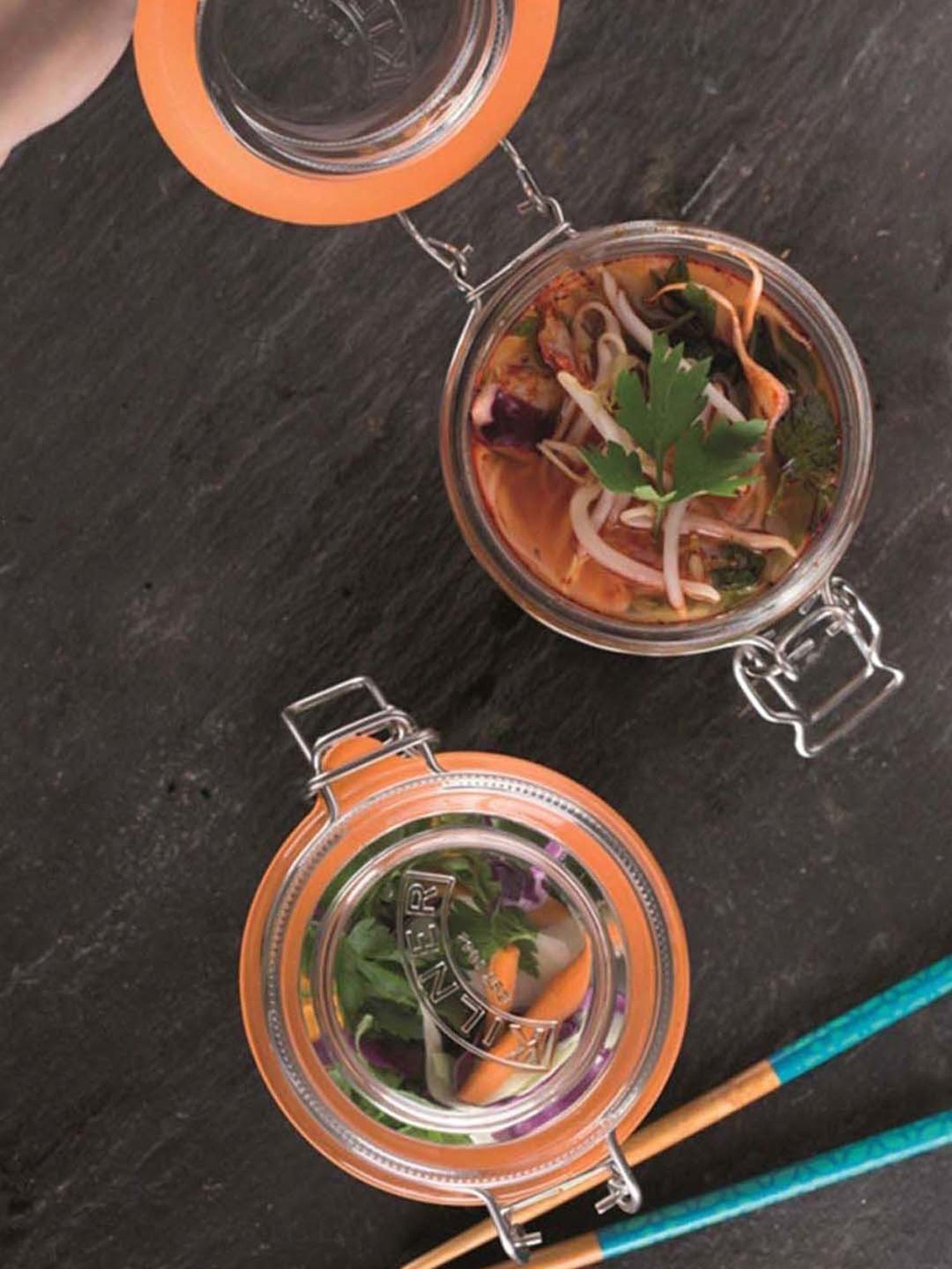 Kilner Transparent Glass Clip Top Round Jar (0.35 L)