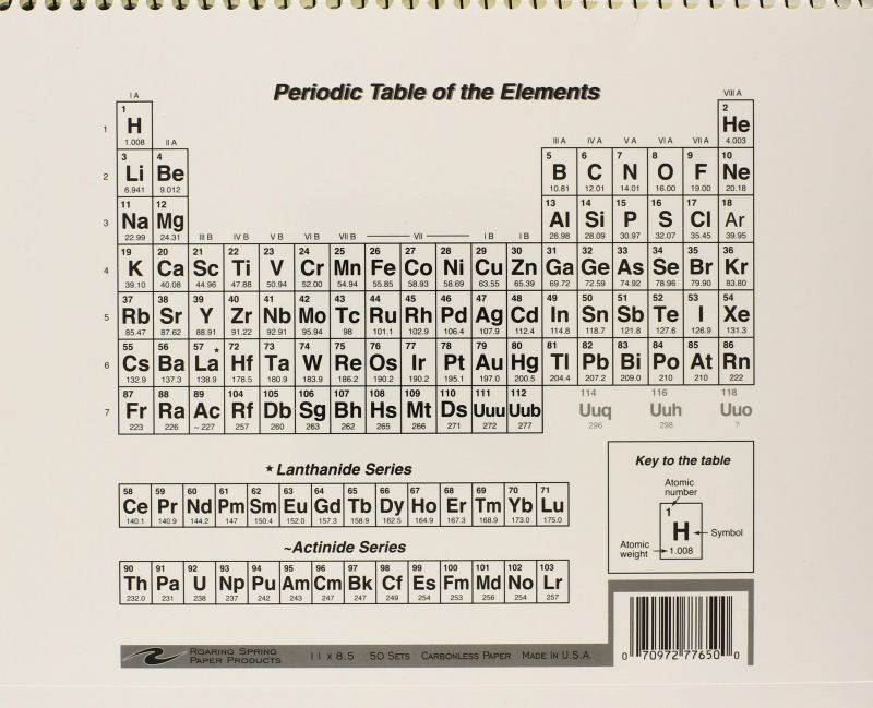 Roaring Spring Chemical Lab Book 11x8.5 50 Sht 77650 Pack Of 12