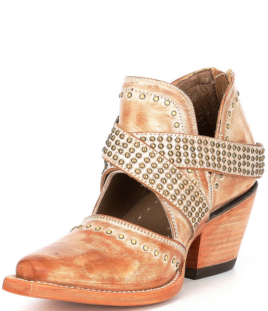 Ariat Dixon Rock N Roll Studded Leather Western Booties