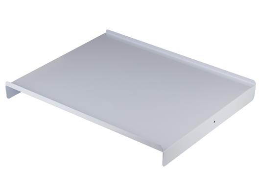 LAPTOP / GEAR TRAY SHELF FOR TWO TIER X-STANDS IN LUXE SERIES WHITE